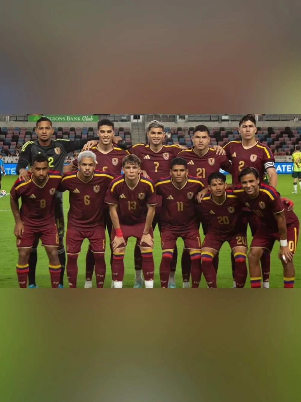 Adidas Authentic Venezuela National Team Vinotinto 2026 Jersey KB3723 Men’s Sz L